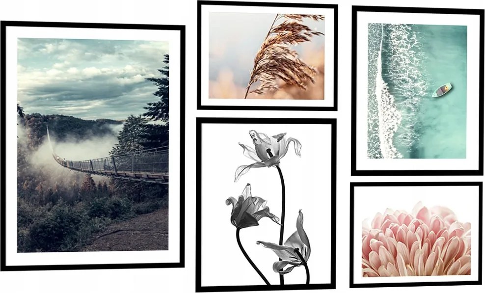 XXL Készlet 5db-os Festmények Maguk Nagy keret nélkül KP114