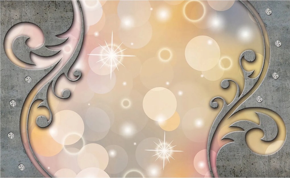 Fotótapéta Csillag Bokeh Dísz Csillag Minta 250x175 háttér formák +ragasztó