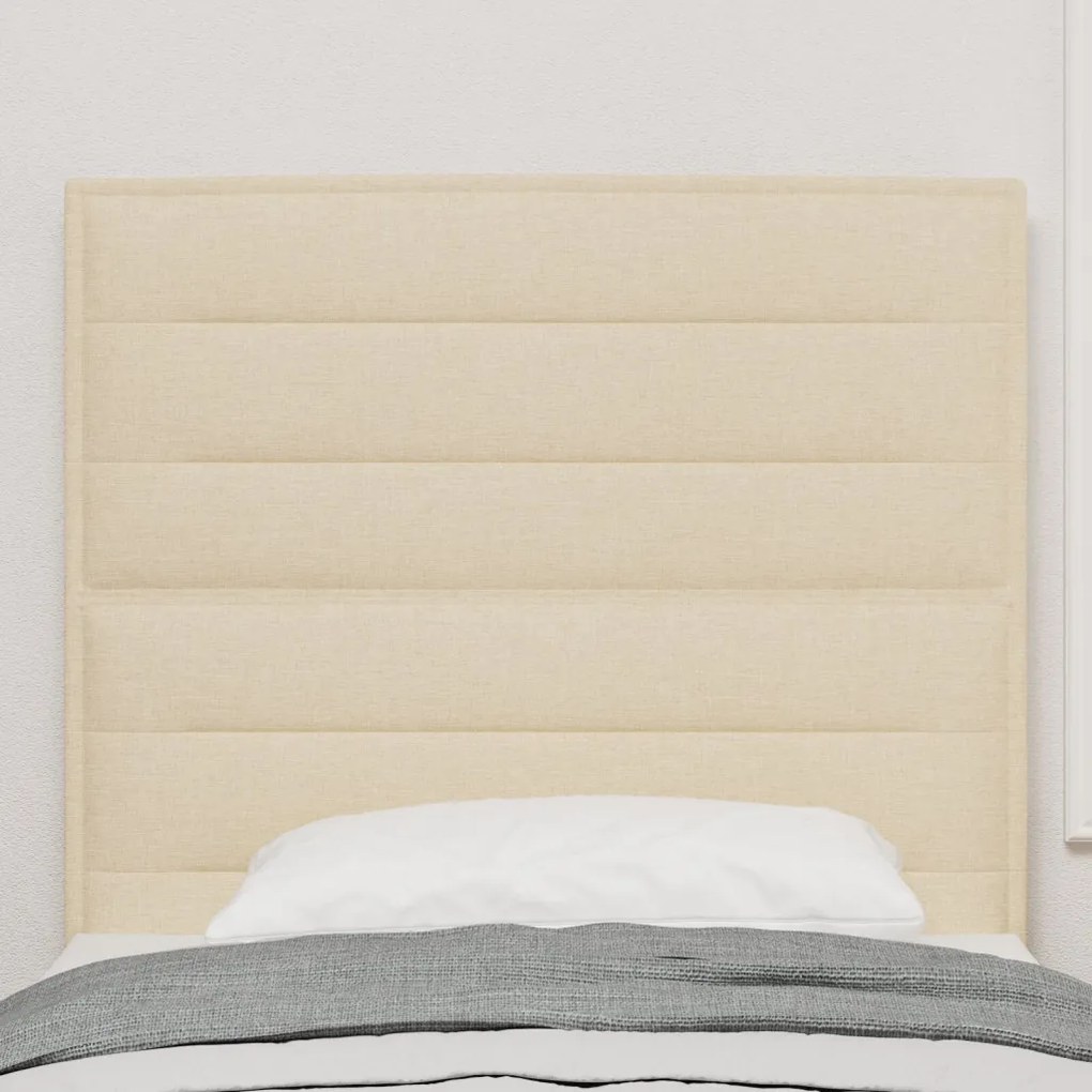 Fejtámla Vonalszerű Dizájn Krém 90 cm Szövet