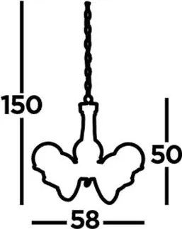 Csillár Bronz SPHERE SEARCHLIGHT 7095-5AB