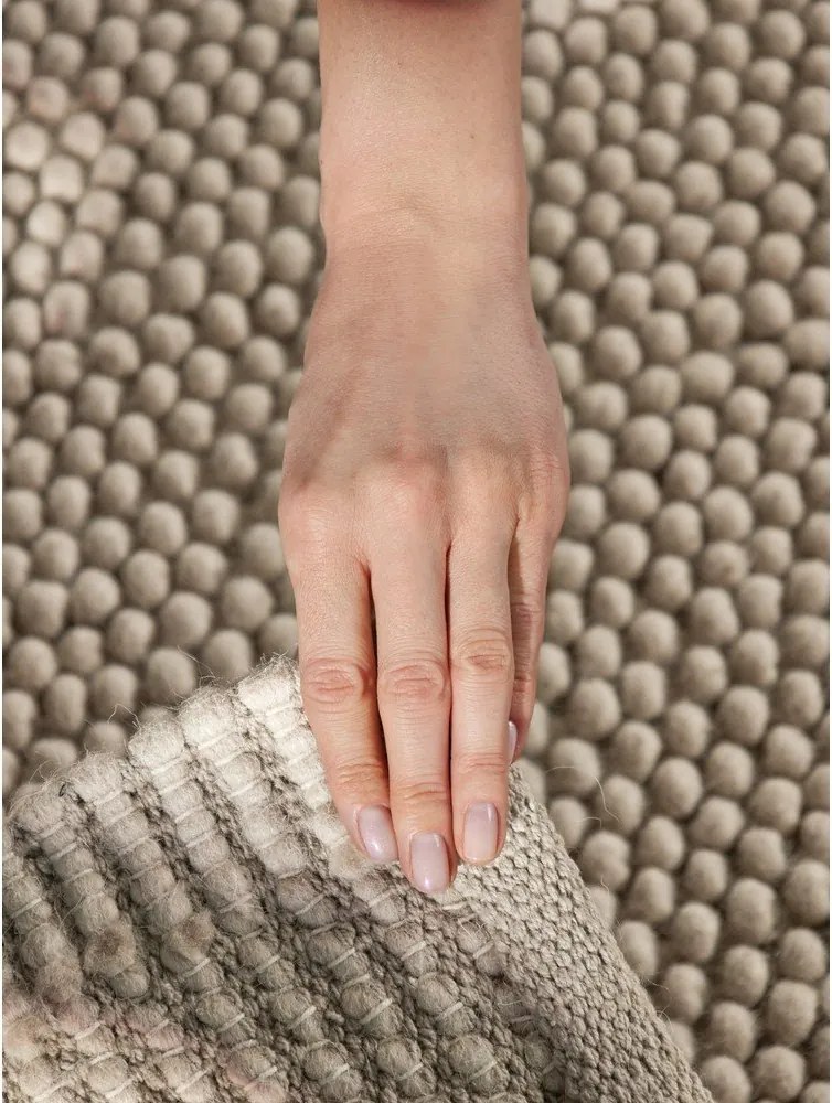 Bézs kézi szövésű gyapjú szőnyeg 160x230 cm Richmond Diana – Ted Baker