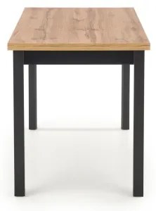 KINDOR étkezőasztal wotan tölgy/fekete