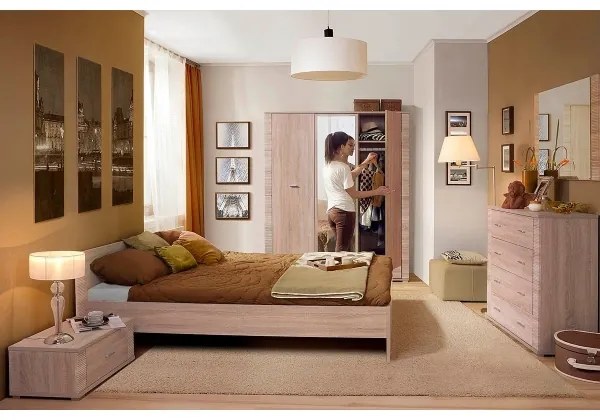 THEMO éjjeli szekrény 29x63 cm Sonoma tölgy