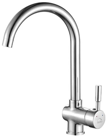 Laveo Lete, álló konyhai csaptelep h-318, króm, LAV-BKU_068D