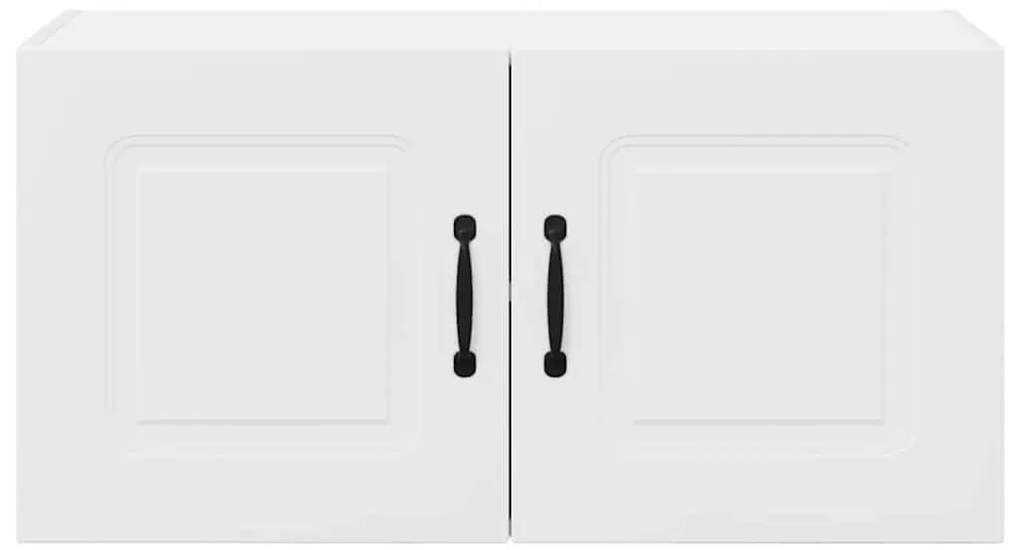 Fali konyhaszekrény polcokkal Fehér 80 x 31 x 40 cm Faanyag