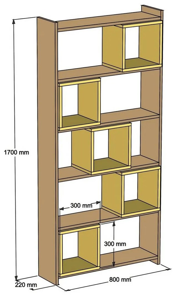 Box Chalcedony és Walnut könyvtár