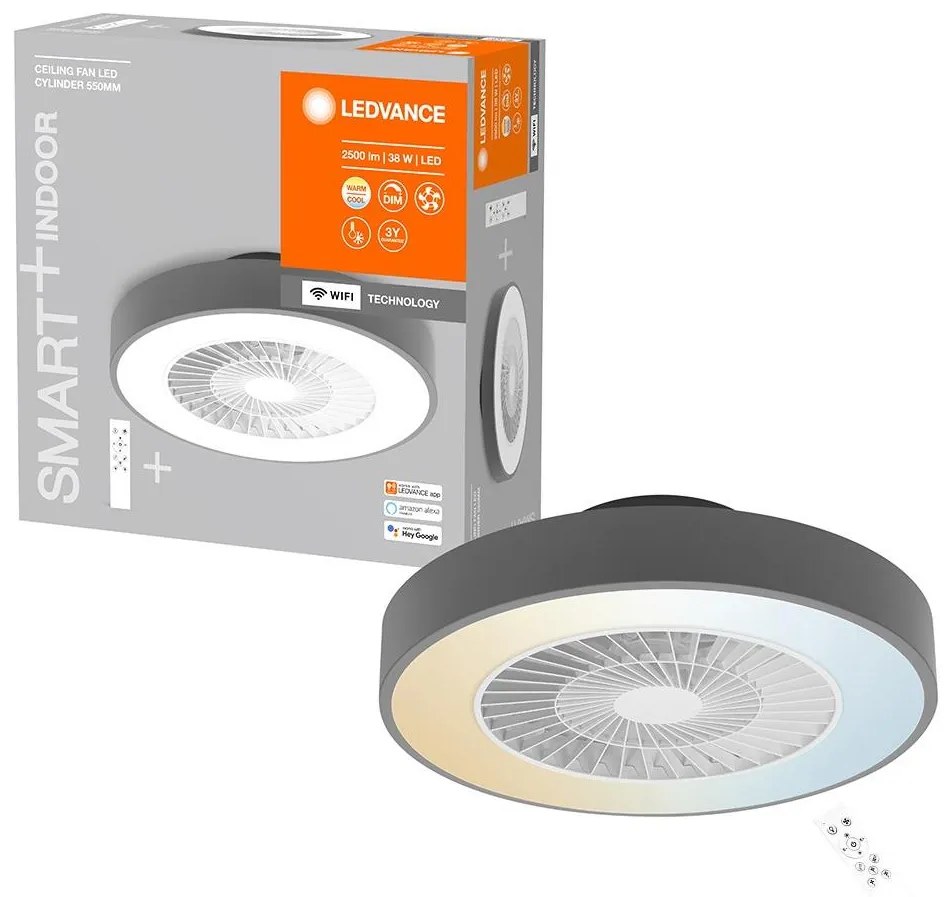 Ledvance -LED Dimmelhető lámpa ventilátorral SMART+ LED/38W/230V Wi-Fi + távirányító