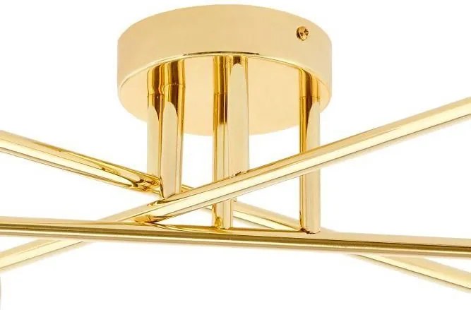 KASPA 10772605 ASTRA Glamour Mennyezeti Lámpa Fehér, Arany E14 IP20