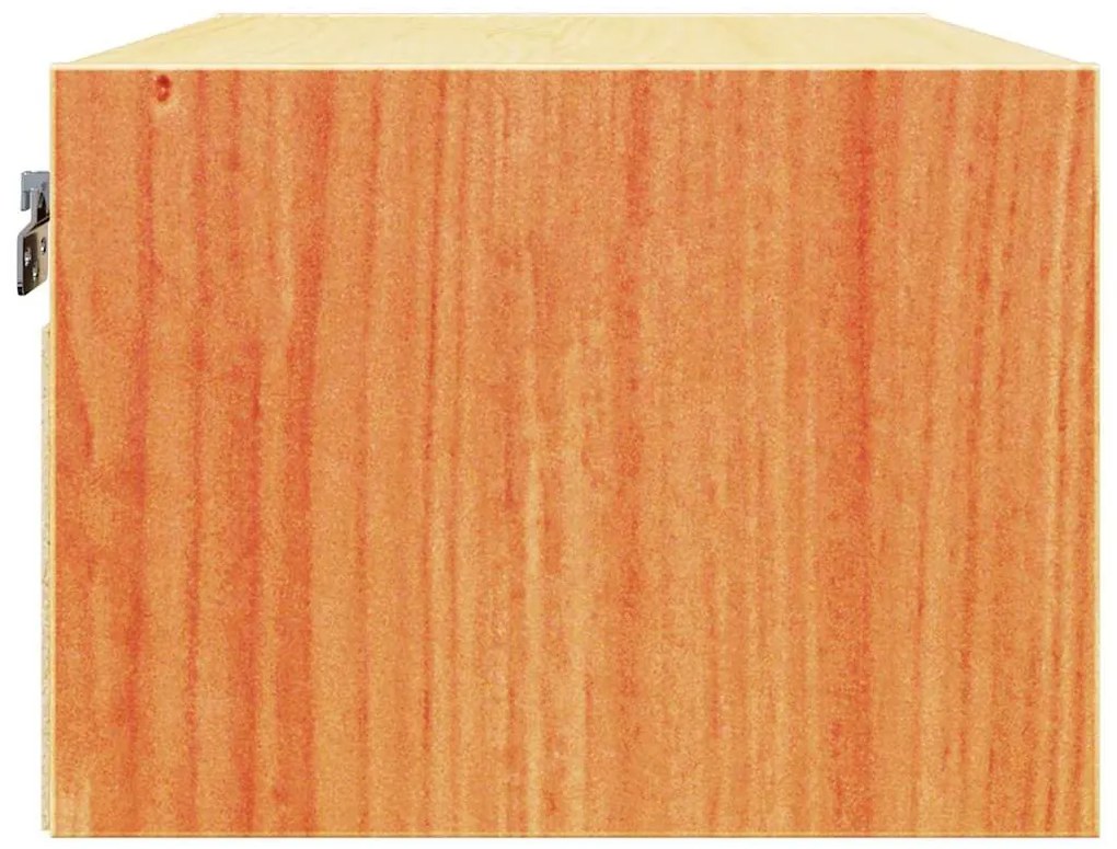 Éjjeli asztal 2 pcs Viaszbarna 50 x 32.5 x 24 cm Tömör fenyőfa