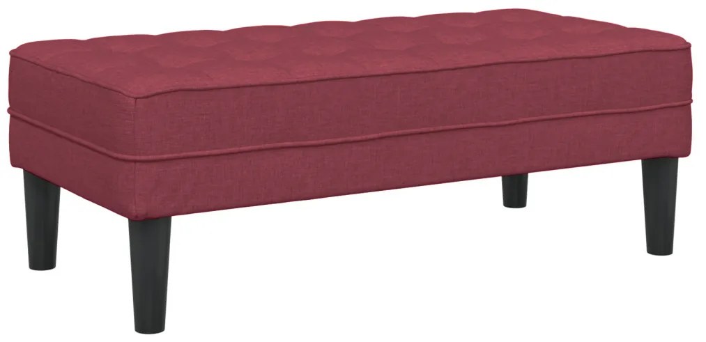 Pad Borvörös 113x57x39 cm Szövet