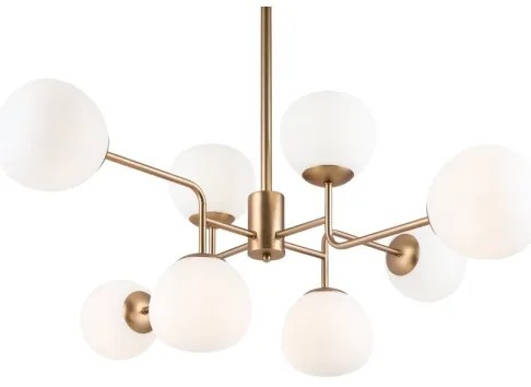 Maytoni MOD221-PL-08-G - Csillár rúdon ERICH 8xE14/40W/230V réz