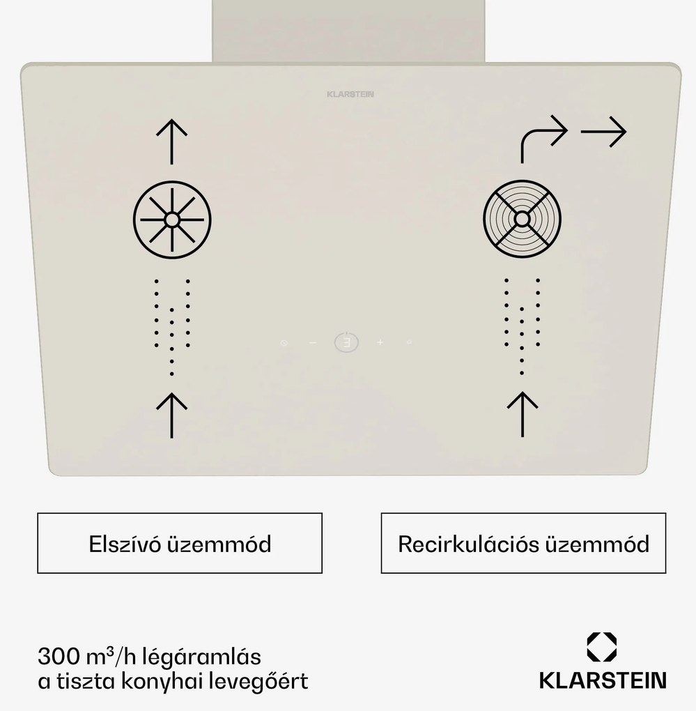 Klarstein MaxAir páraelszívó, Kompakt és nagy teljesítményű, Energiahatékonyság A++, Kettős szellőzés