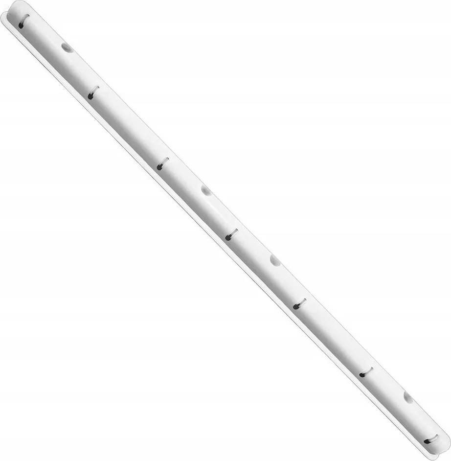 Mennyezeti Díszléc Mennyezeti Szárítógéphez 7 Rúd fehér Tömör, strapabíró