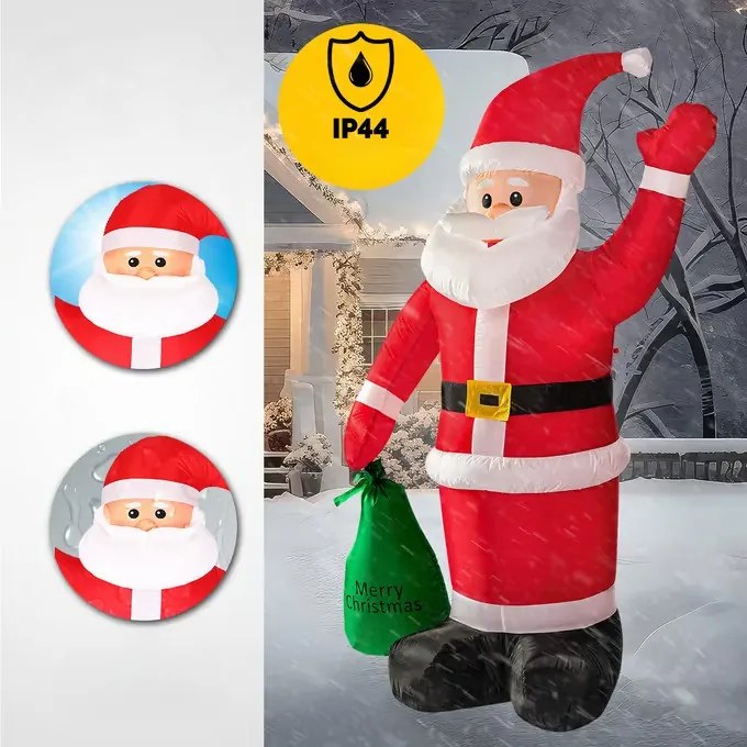 Deuba Felfújható Mikulás 180 cm