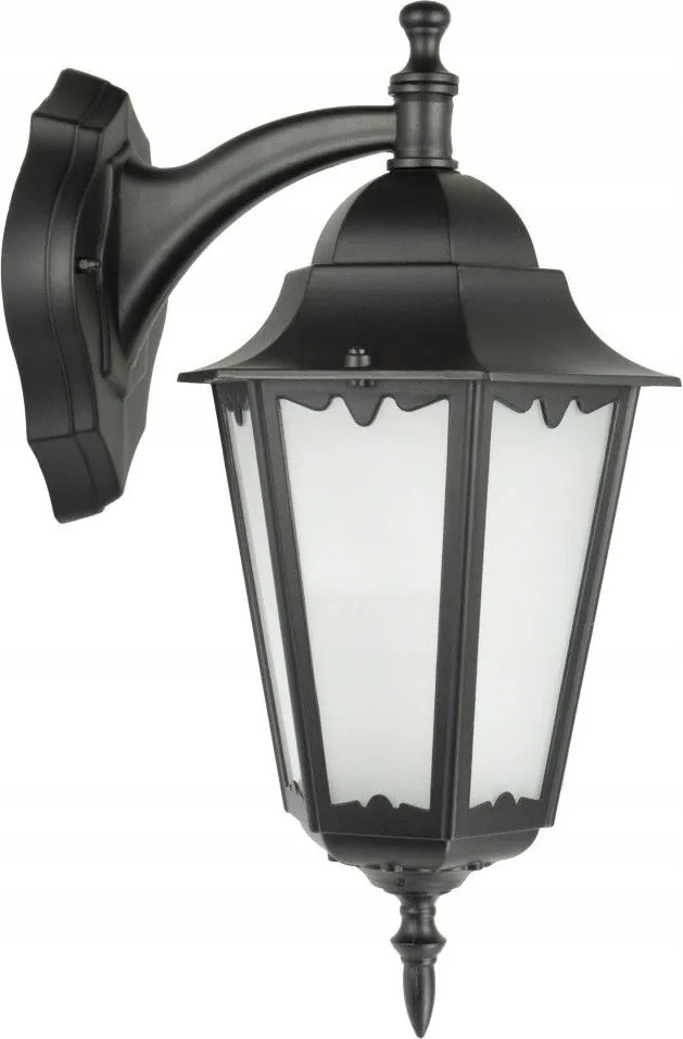 Kültéri lámpa homoküvegből, klasszikus mintával Retro teraszra