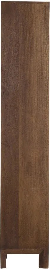 Natúr színű mangófa könyvespolc 95x190 cm Sondrio – Light &amp; Living