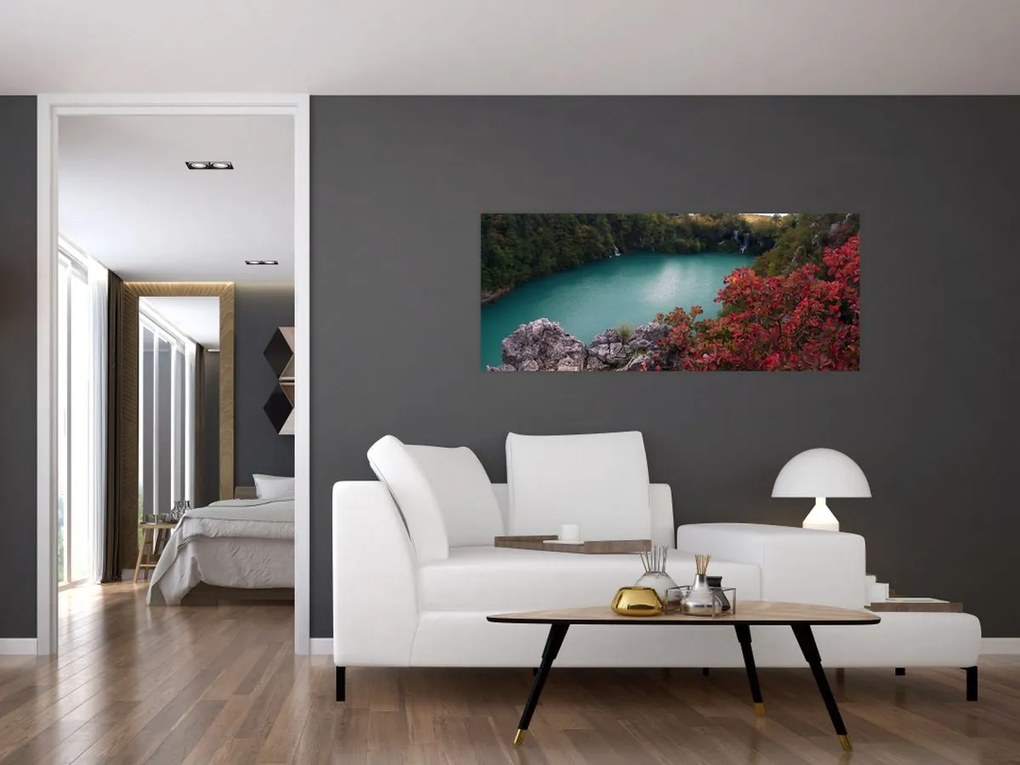 Tájkép (120x50 cm)