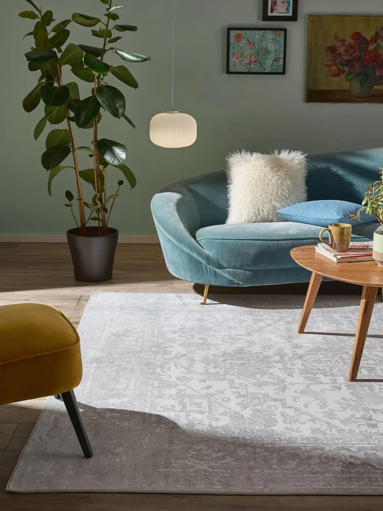 Washable Rug Miray Grey 80x150 cm