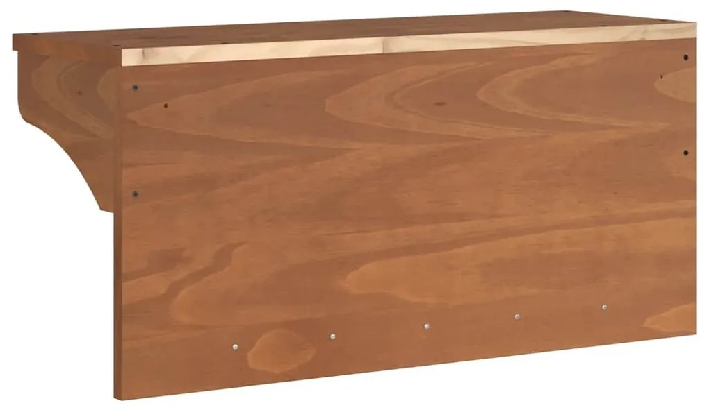 SANDNES tömör fenyőfa falra szerelt kabátállvány 87x30x42 cm