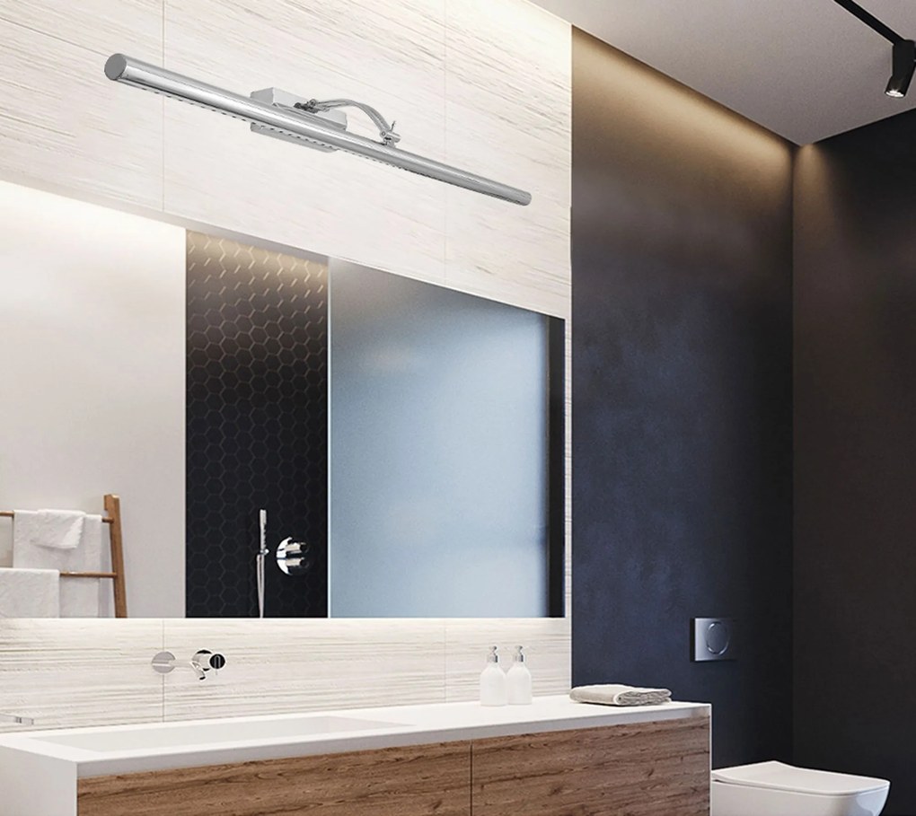 LED FÜRDŐSZOBA LÁMPA TÜKÖR fölött Rea 15W 106cm APP367-1W chrome
