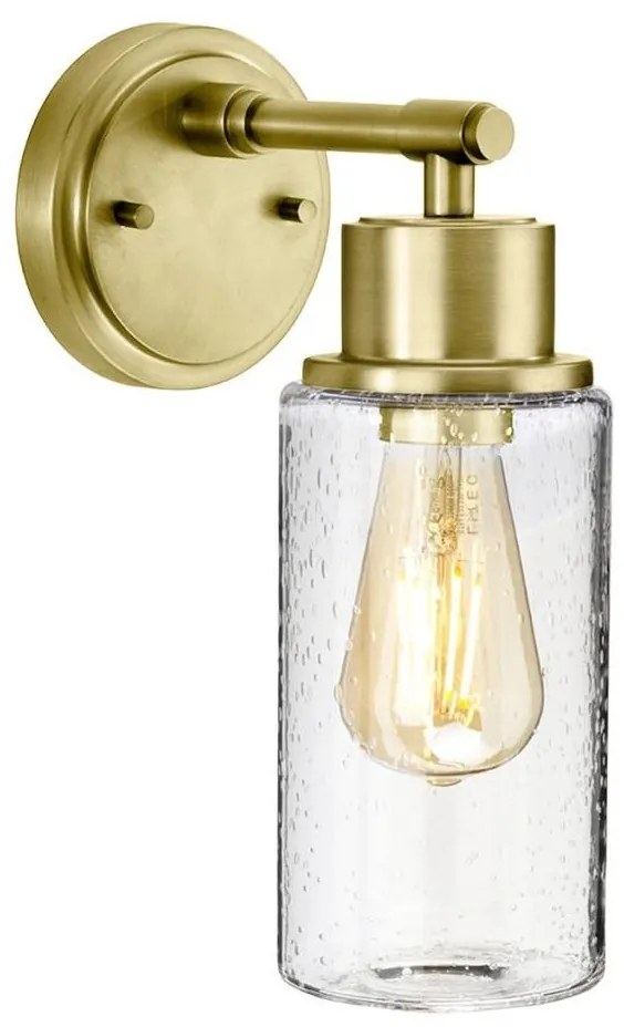 Elstead BATH-MORVAH1-BB - Fürdőszobai fali lámpa 1xE27/60W/230V IP44 arany