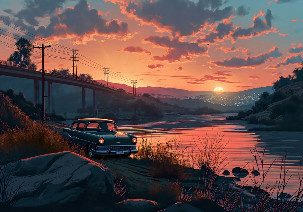 Poszter 100x70cm Nyugat a klasszikusoknál