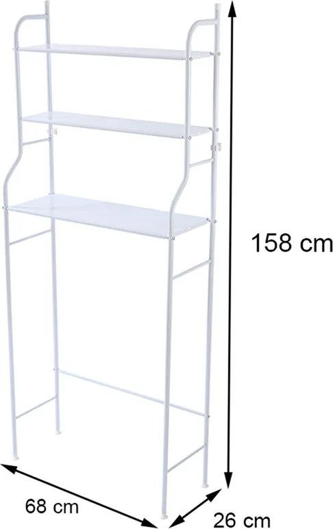 Mosógép állvány LMA-01 fehér