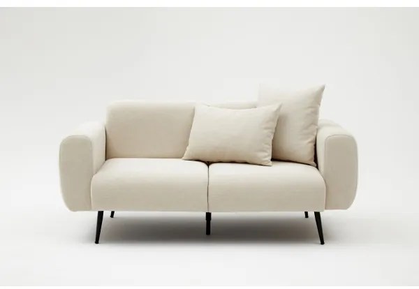 PISA kétüléses kanapé krémszínben