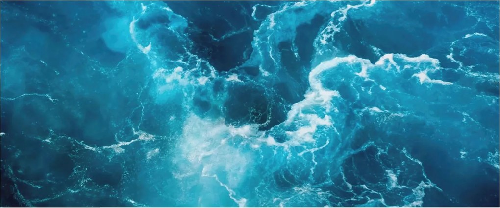 Divatos Flizelin Tapéta Ragasztóval Fali 3D Tengeri örvények 250x104 Ragasztó