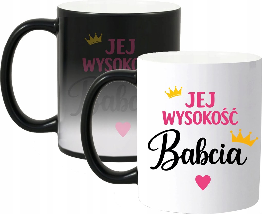 Mágikus bögre Eltűnő bögre Ajándék Őfelsége Nagymama napja