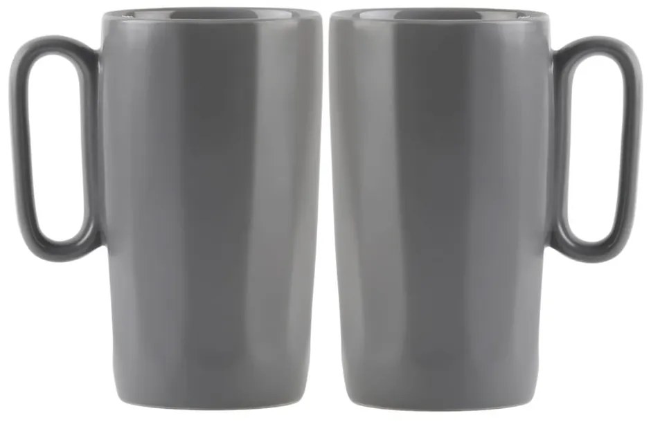 Szürke agyagkerámia bögre szett 2 db-os 330 ml Fuori – Vialli Design