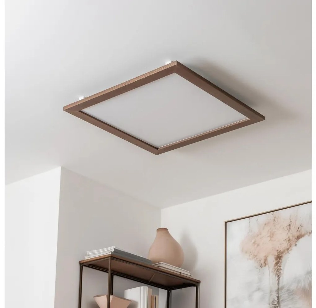 Eglo - LED RGBW dimmelhető panel SALOBRENA-C LED/30,5W/230V barna + távirányító