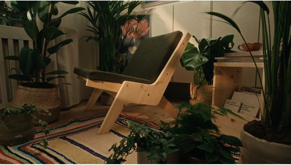 Sötétszürke fotel Sway – Karup Design