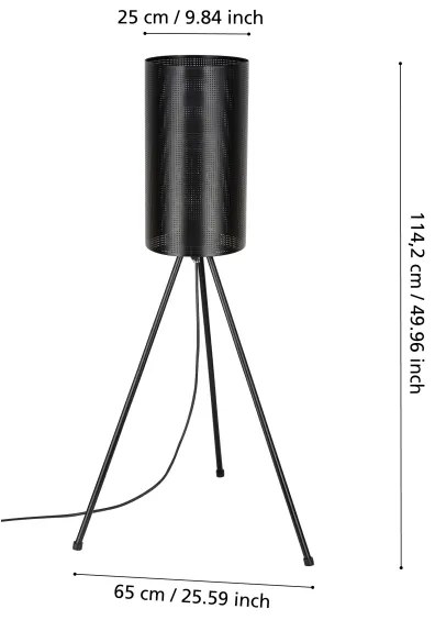 Eglo 900259 - Kültéri állólámpa LADUNARA 1xE27/40W/230V IP44