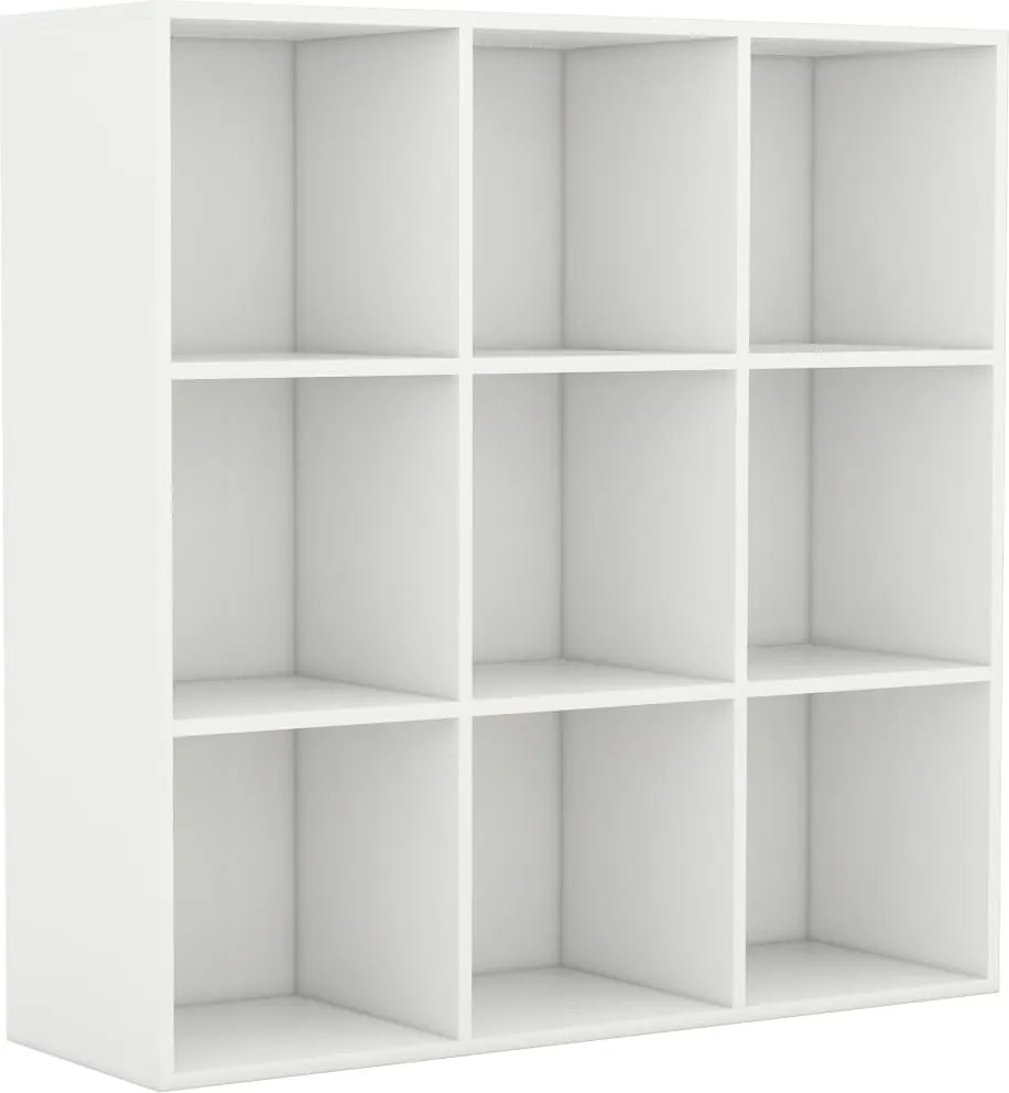 vidaXL fehér szerelt fa könyvszekrény 98 x 29 x 97,5 cm