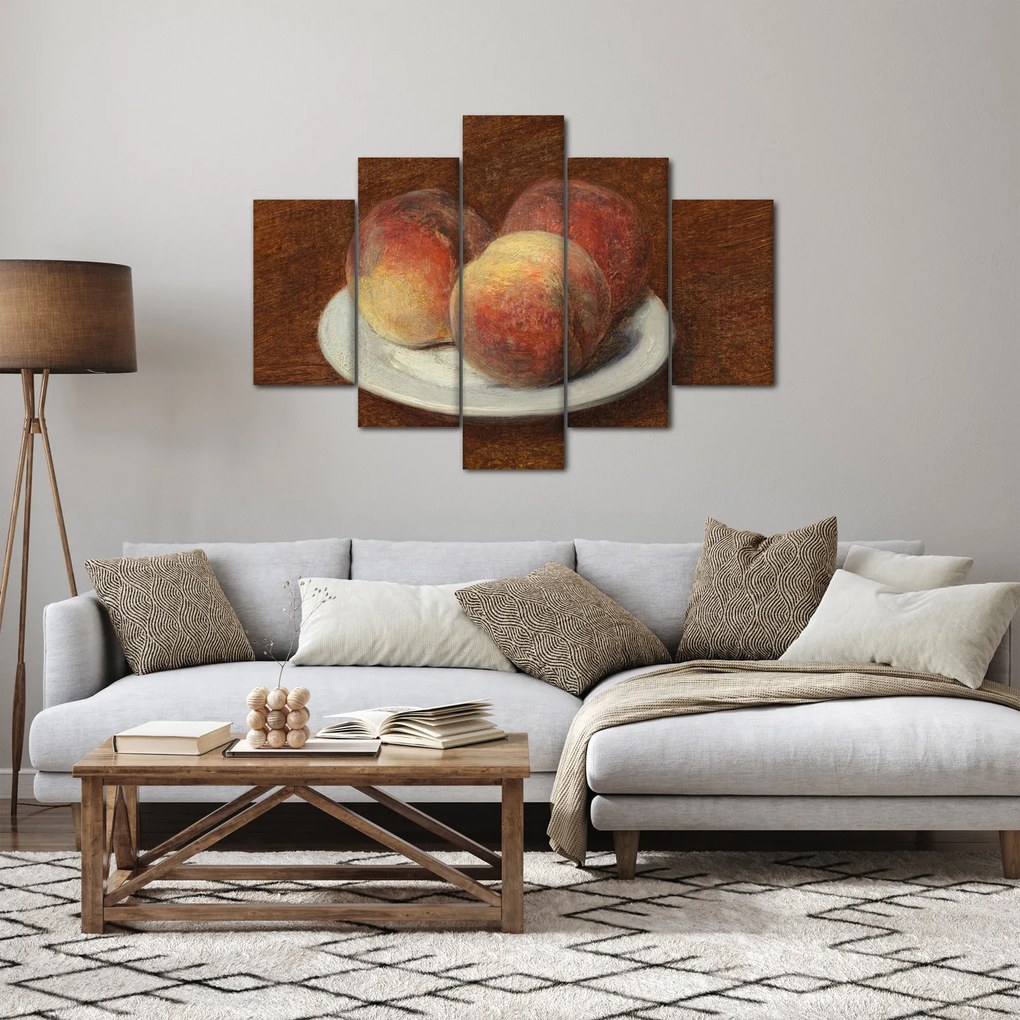 Kép - Henri Fantin-Latour, Three Peaches on a Plate, reprodukciók (150x105 cm)