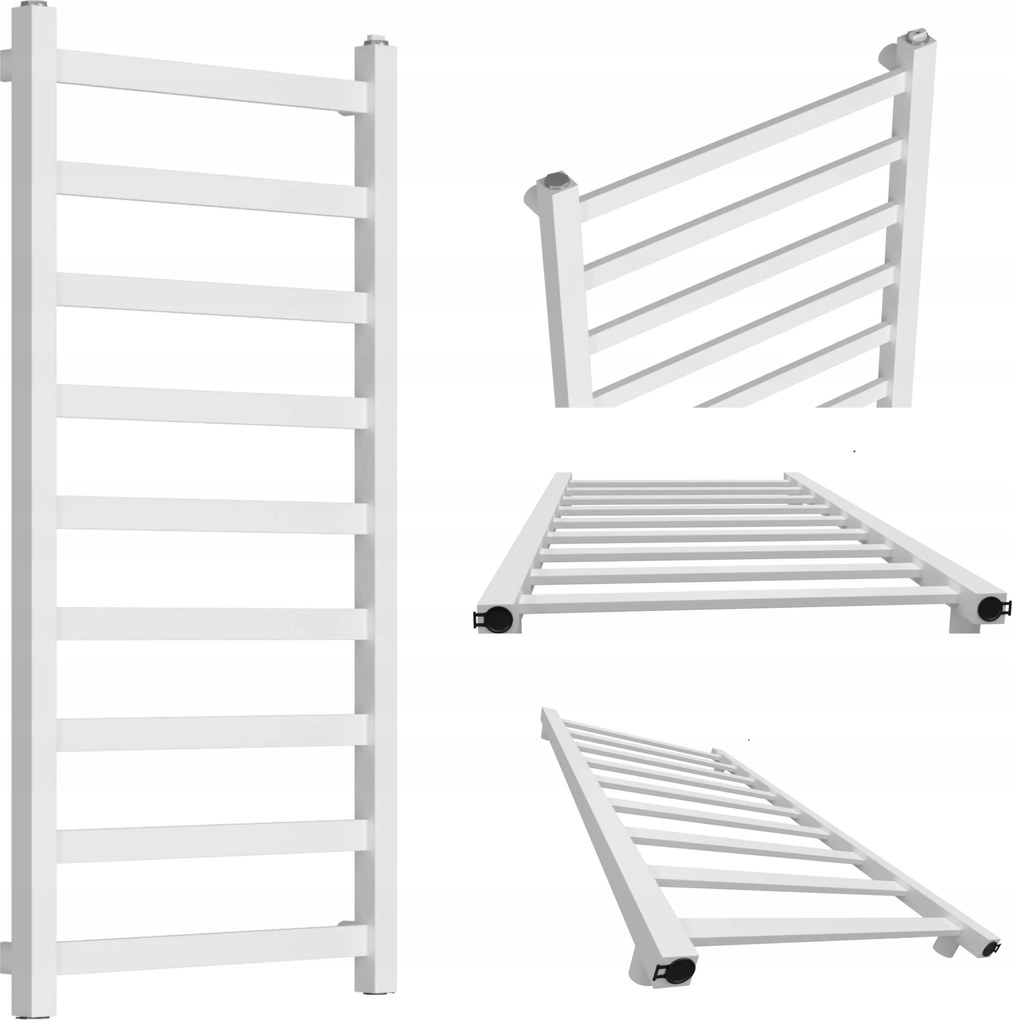 Fürdőszobai radiátor Max 1210x500 Fehér Matt Sima