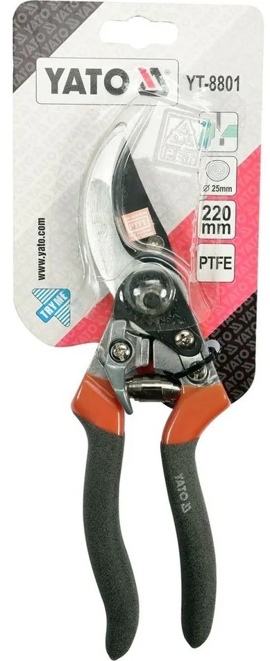 Yato YT-8801 kertészolló, 22 cm