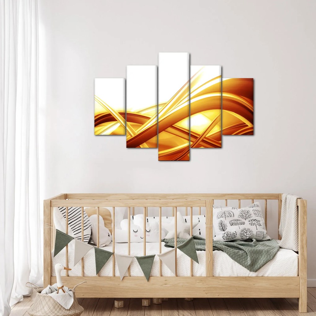 Kép - Sárga absztrakció (150x105 cm)