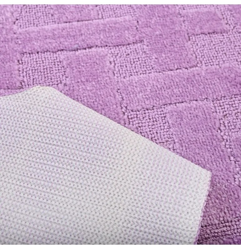 EMI Amy lila fürdőszobaszőnyeg szett 2db