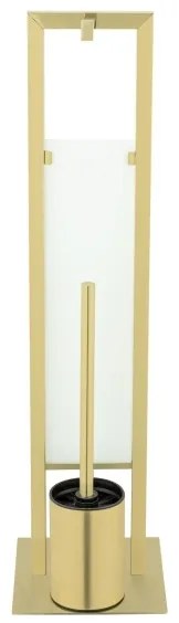 WENKO 26034100 - RIVALTA WC-szett 18x70 cm rozsdamentes acél/arany/fehér/fekete