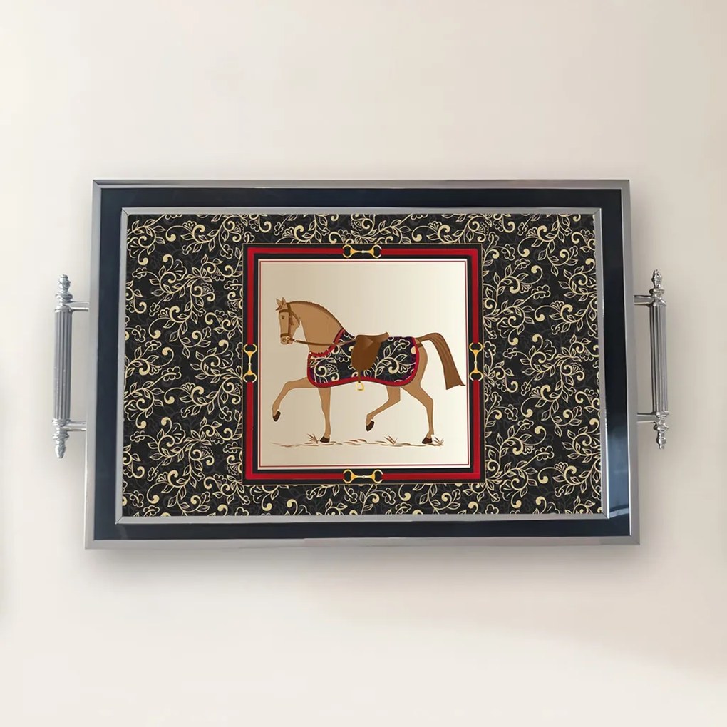 Üveg tálca, 38×24 cm – TPG9897