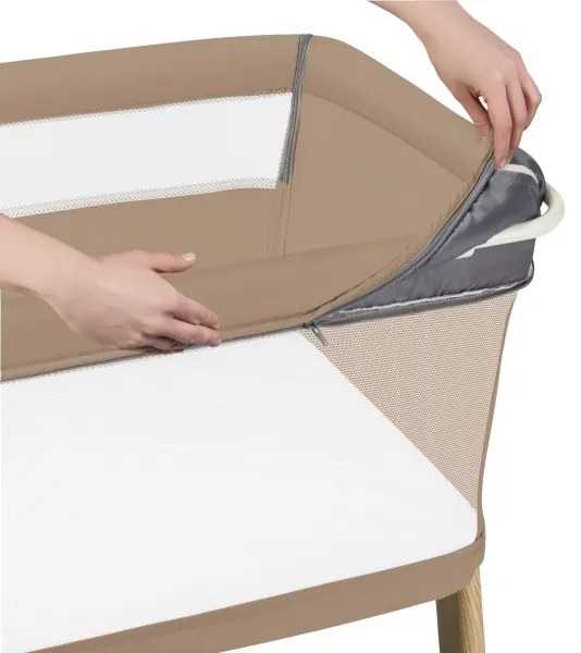 Lionelo - THOMI PLUS 5 az 1-ben babaágy, bézs karamell