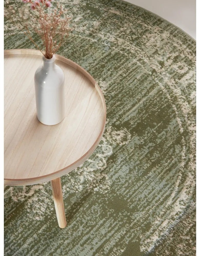 Zöld kerek szőnyeg ø 120 cm Gloria Lydia – Hanse Home