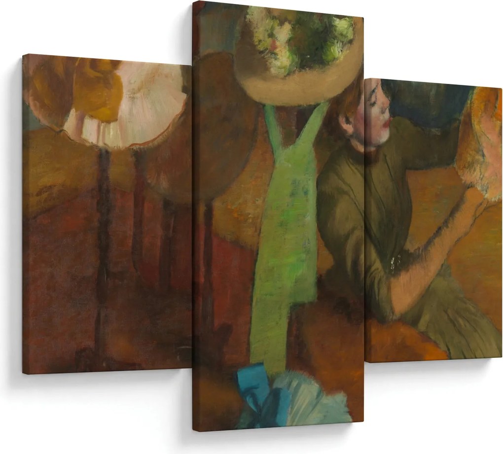 Kép - Edgar Degas, The Millinery Shop, reprodukciók (90x60 cm)