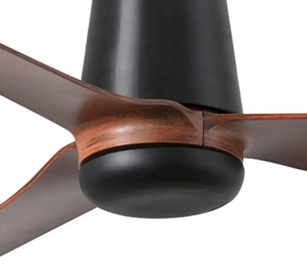 FARO 33831 - Mennyezeti ventilátor PUNT TUB M barna/fekete átm. 130 cm + távirányító