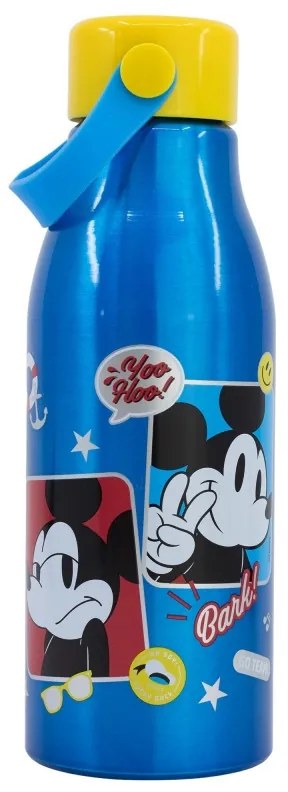 Disney Mickey Fun-Tastic Flexi alumínium kulacs csavaros kupakkal, akasztóval 760 ml