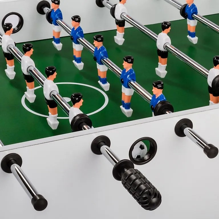 GamesPlanet® Csocsóasztal BELFAST Fehér 121 x 101 cm