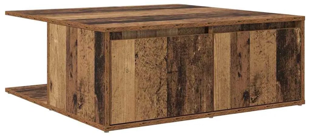 Dohányzóasztal with Drawer Öreg fa 80 x 80 x 31 cm Faanyag