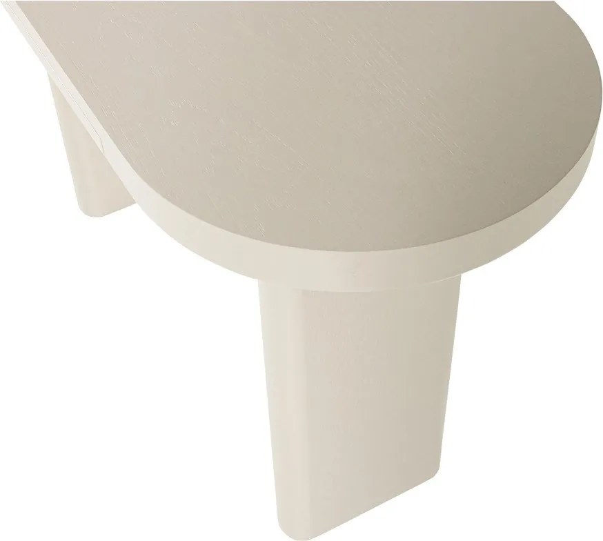 Bézs konzolasztal 50x120 cm Mael – WOOOD
